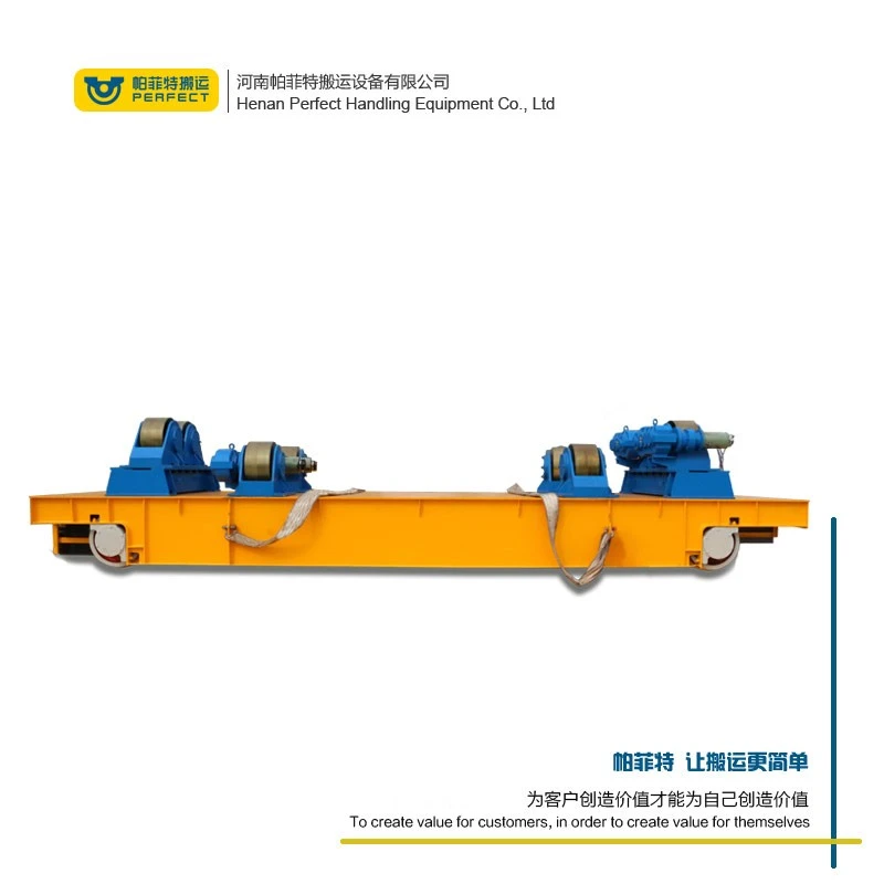 80 tonn motorisert høy - temperatur - Proof Heavy Load Transfer Cart - Industrial Heat - Resistent transportkjøretøy